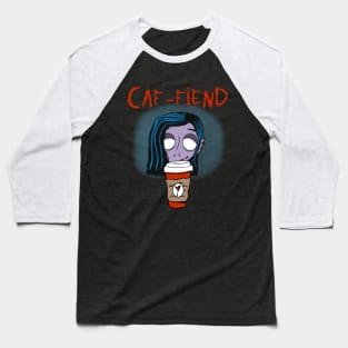 Caf-fiend girl Baseball T-Shirt